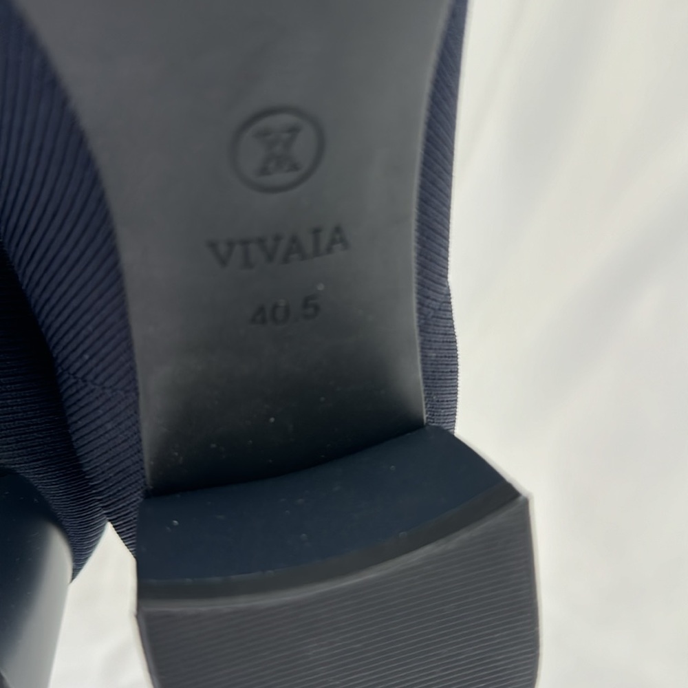 Elegant Navy and Cream Heels - Picture 8 of 8